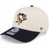 47 Brand - NHL Beige adjustable Keps - Pittsburgh Penguins Nantasket Captain Natural/Black Adjustable @ Hatstore