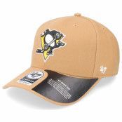 47 Brand - NHL Beige adjustable Keps - Pittsburgh Penguins NHL Cold Zone MVP Camel Adjustable @ Hatstore