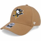 47 Brand - NHL Beige adjustable Keps - Pittsburgh Penguins NHL MVP Camel Adjustable @ Hatstore