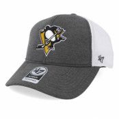 47 Brand - NHL Grå adjustable Keps - Pittsburgh Penguins Haskell 47 Mvp Charcoal/White Adjustable @ Hatstore