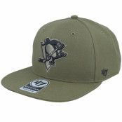 47 Brand - NHL Grön snapback Keps - Pittsburgh Penguins NHL Camo'47 Cap Sandalwood Snapback @ Hatstore