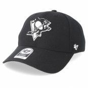 47 Brand - NHL Svart adjustable Keps - Pittsburgh Penguins 47 Mvp Wool Black/Black&White Adjustable @ Hatstore