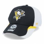 47 Brand - NHL Svart adjustable Keps - Pittsburgh Penguins Bracken Mvp Black/White Adjustable @ Hatstore