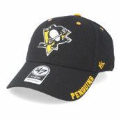 47 Brand - NHL Svart adjustable Keps - Pittsburgh Penguins Defrost 47 Mvp Black Black/Yellow Adjustable @ Hatstore