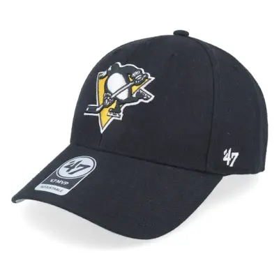 47 Brand - NHL Svart adjustable Keps - Pittsburgh Penguins Pittsburgh Penguins Mvp Black Adjustable @ Hatstore