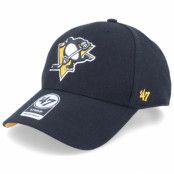 47 Brand - NHL Svart adjustable Keps - Pittsburgh Penguins NHL Ballpark MVP Black Adjustable @ Hatstore