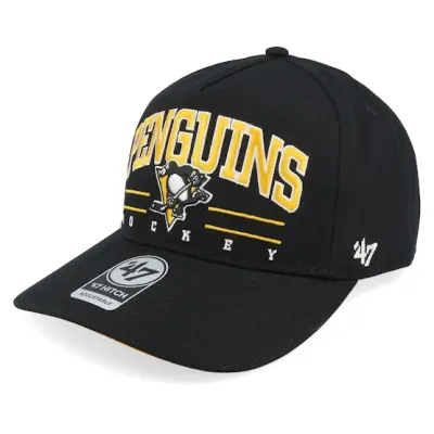 47 Brand - NHL Svart adjustable Keps - Pittsburgh Penguins Roscoe 47 Hitch Cap Black A-frame Adjustable @ Hatstore