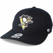 47 Brand - NHL Svart flexfit Keps - Pittsburgh Penguins Contender Black Flexfit @ Hatstore