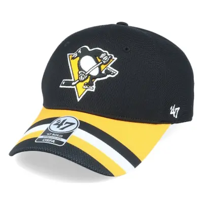 47 Brand - NHL Svart flexfit Keps - Pittsburgh Penguins Jersey Solo Black Flexfit @ Hatstore