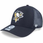 47 Brand - NHL Svart trucker Keps - Pittsburgh Penguins NHL Black Trucker @ Hatstore