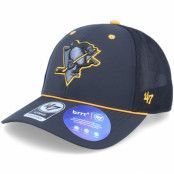 47 Brand - NHL Svart trucker Keps - Pittsburgh Penguins NHL Brrr Mesh Pop Mvp Black Trucker @ Hatstore