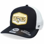 47 Brand - NHL Svart trucker Keps - Pittsburgh Penguins Shumay Mvp Dp Black/White Trucker @ Hatstore