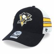 47 Brand - NHL Svart trucker Keps - Pittsburgh Penguins Wilis Mvp Black/White Trucker @ Hatstore