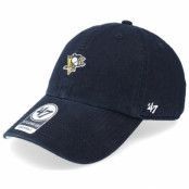 47 Brand - NHL Svart unconstructed Keps - Pittsburgh Penguins NHL Base Runner Clean Up Black Dad Cap @ Hatstore