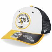 47 Brand - NHL Vit trucker Keps - Pittsburgh Penguins Swell Mvp Dv White/Black/Yellow Trucker @ Hatstore