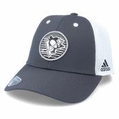 Adidas - NHL Grå trucker Keps - Pittsburgh Penguins Mesh Carbon/White Trucker @ Hatstore