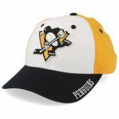 Adidas - NHL Gul adjustable Keps - Pittsburgh Penguins Cotton 3 Colour White/Yellow/Black Adjustable @ Hatstore