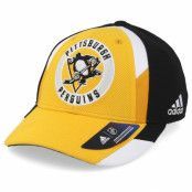 Adidas - NHL Gul flexfit Keps - Pittsburgh Penguins Echo Yellow/Black Flexfit @ Hatstore