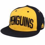 Adidas - NHL Gul snapback Keps - Pittsburgh Penguins Flat Brim Yellow/Black Snapback @ Hatstore