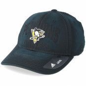 Adidas - NHL Svart flexfit Keps - Pittsburgh Penguins Heavy Washed Cotton Black Flexfit @ Hatstore