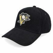 American Needle - NHL Svart adjustable Keps - Pittsburgh Penguins Corduroy Valin Black A-frame Adjustable @ Hatstore