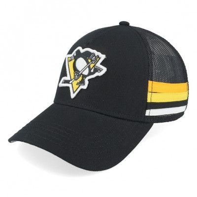 American Needle - NHL Svart trucker Keps - Pittsburgh Penguins Hotfoot Black Trucker @ Hatstore