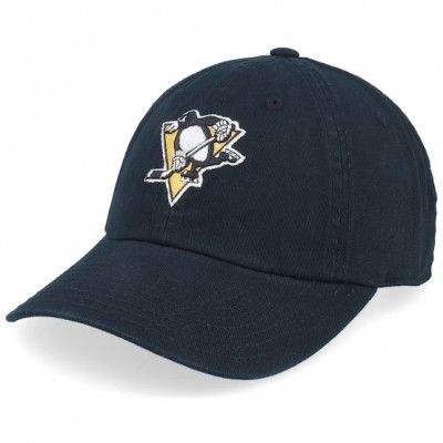 American Needle - NHL Svart unconstructed Keps - Pittsburgh Penguins Blue Line Black Dad Cap @ Hatstore
