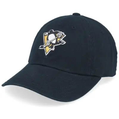 American Needle - NHL Svart unconstructed Keps - Pittsburgh Penguins Blue Line Black Dad Cap @ Hatstore