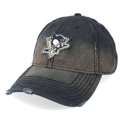 American Needle - NHL Svart unconstructed Keps - Pittsburgh Penguins Nero Logo Black Dad Cap @ Hatstore