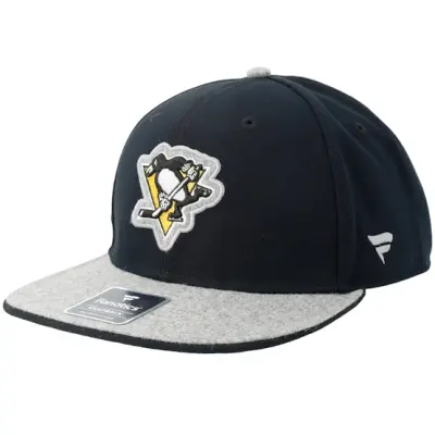 Fanatics - NHL Svart snapback Keps - Pittsburgh Penguins Loden Flat Brim Black/Gray Snapback @ Hatstore