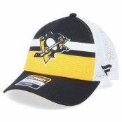 Fanatics - NHL Svart trucker Keps - Kids Pittsburgh Penguins NHL Draft Home Structured Black/White Trucker @ Hatstore