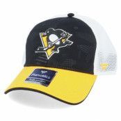 Fanatics - NHL Svart trucker Keps - Pittsburgh Penguins Revise Iconic Pengs Black/Yellow Trucker @ Hatstore