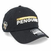 Fanatics - NHL Svart unconstructed Keps - Pittsburgh Penguins Authentic Pro Game&Train Black Dad Cap @ Hatstore