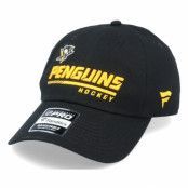 Fanatics - NHL Svart unconstructed Keps - Pittsburgh Penguins Authentic Pro Locker Room Dad Cap Black Adjustable @ Hatstore