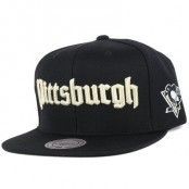 Mitchell & Ness - Pittsburgh Penguins Gothic City Black Snapback
