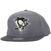 Mitchell & Ness - Pittsburgh Penguins Heather Profile NHL Snapback