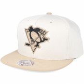 Mitchell&Ness - NHL Beige snapback Keps - Pittsburgh Penguins Serve Beige Snapback @ Hatstore