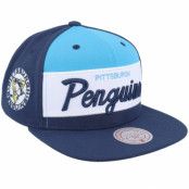 Mitchell&Ness - NHL Blå snapback Keps - Pittsburgh Penguins Retro Sport Vintage Navy Snapback @ Hatstore