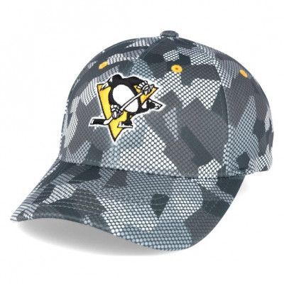Mitchell&Ness - NHL Camo flexfit Keps - Pittsburgh Penguins Carbon Camo Slouch Flexfit @ Hatstore