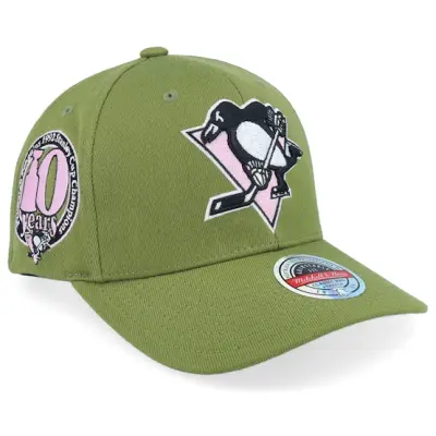 Mitchell&Ness - NHL Grön adjustable Keps - Hatstore Exclusive x Pittsburgh Penguins Classic Green/Pink Adjustable @ Hatstore