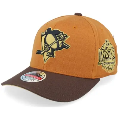 Mitchell&Ness - NHL Orange adjustable Keps - Hatstore Exclusive x Pittsburgh Penguins Burnt Orange/Brown Adjustable @ Hatstore