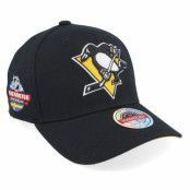 Mitchell&Ness - NHL Svart adjustable Keps - Hatstore Exclusive x Pittsburgh Penguins Premiere Black/Yellow Adjustable @ Hatstore