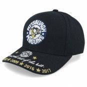 Mitchell&Ness - NHL Svart adjustable Keps - Pittsburgh Penguins Against The Best Pro Vintage Black Adjustable @ Hatstore