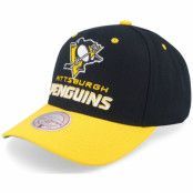 Mitchell&Ness - NHL Svart adjustable Keps - Pittsburgh Penguins All In 2.0 Pro Black/Yellow Adjustable @ Hatstore