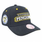 Mitchell&Ness - NHL Svart adjustable Keps - Pittsburgh Penguins Team Lofi Pro Black Adjustable @ Hatstore