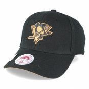 Mitchell&Ness - NHL Svart flexfit Keps - Pittsburgh Penguins TKO Twist Black Flexfit @ Hatstore