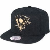 Mitchell&Ness - NHL Svart snapback Keps - Pittsburgh Penguins Heather Snapback - Mitchell And Ness @ Hatstore