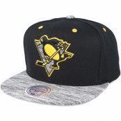 Mitchell&Ness - NHL Svart snapback Keps - Pittsburgh Penguins Motion Black Snapback @ Hatstore