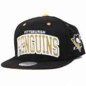 Mitchell&Ness - NHL Svart snapback Keps - Pittsburgh Penguins Reflective Arch NHL Snapback @ Hatstore