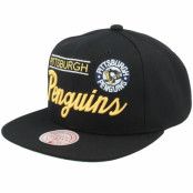 Mitchell&Ness - NHL Svart snapback Keps - Pittsburgh Penguins Retro Lock Up Black Snapback @ Hatstore